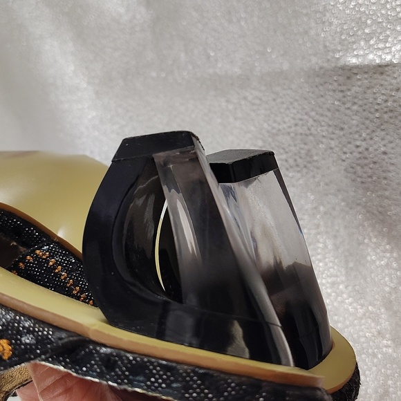 John Fashion Embroidered & Beaded Unique Slides Wedge Heal Size 9 - Picture 7 of 16